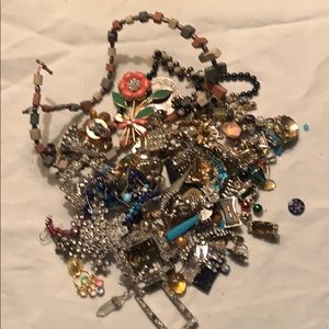 Mismatched stones and beads